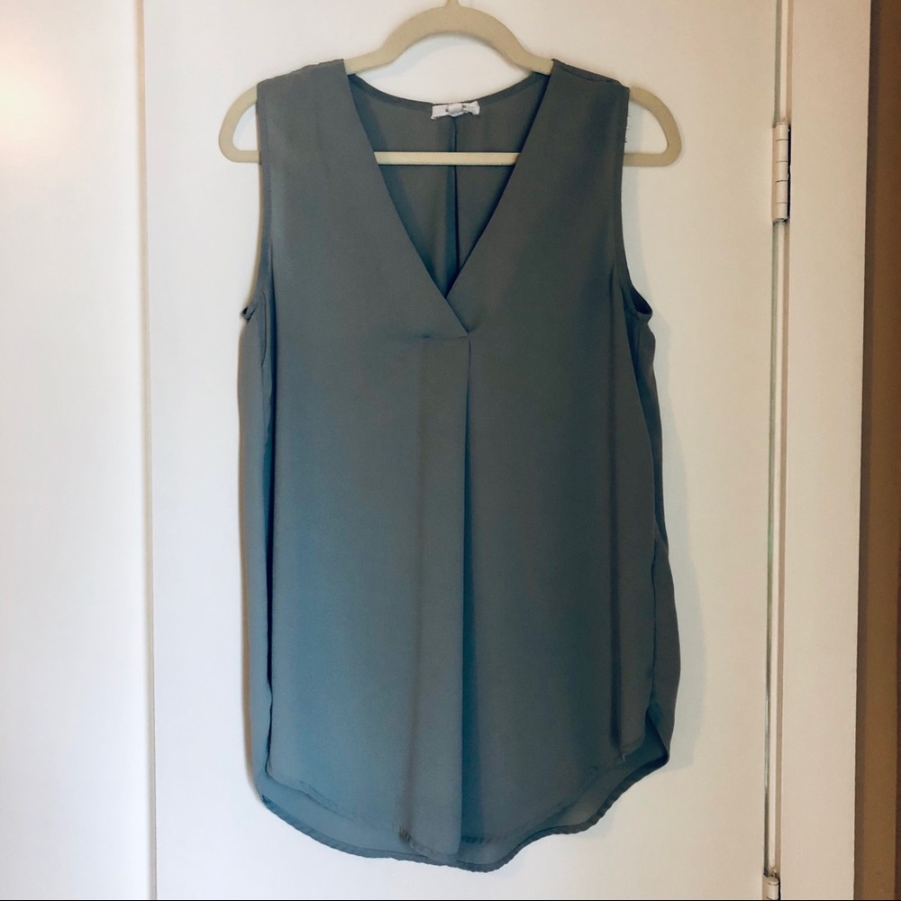 Sage Chiffon Blouse